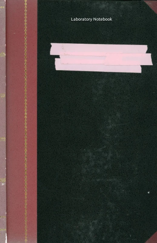 Scientific Engineering Laboratory Notebook A5 100pages - Old School Retro Cover Style: light grid on all pages numbers on top right corner