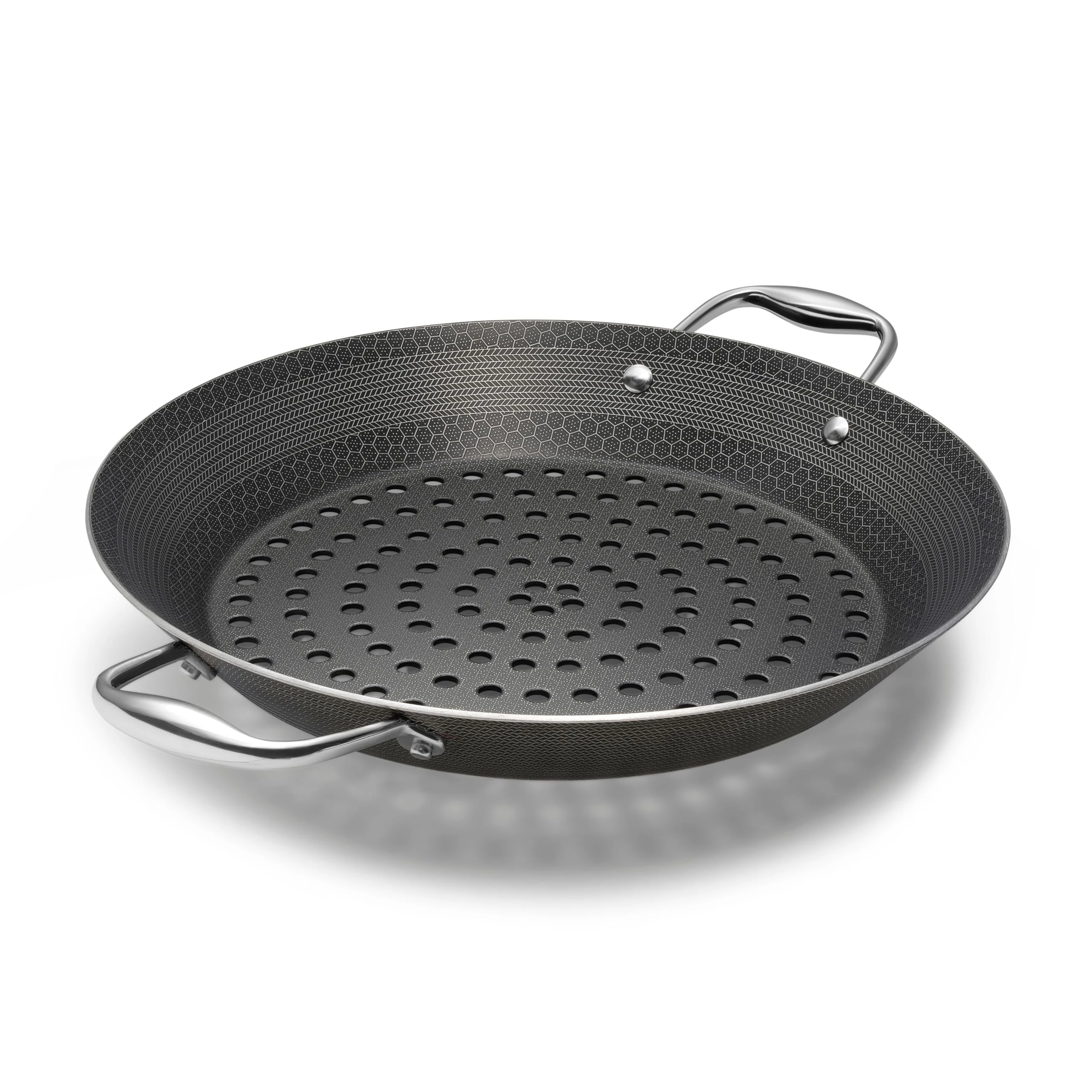 HexClad Hybrid Nonstick BBQ Grill Pan, Dishwasher-Friendly, BBQ and Oven-Safe Up to 480°C