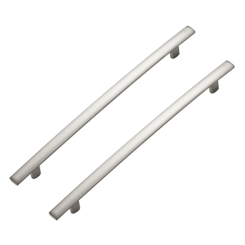Ravinte Decor 30 Pack Cabinet Handles 7.5" Hole Center - Curved Cabinet Pulls Brushed Nickel Drawer Pulls for Kitchen Cabinet Cupboard Solid Pulls for Dresser Drawer Arch Cabinet Hardware