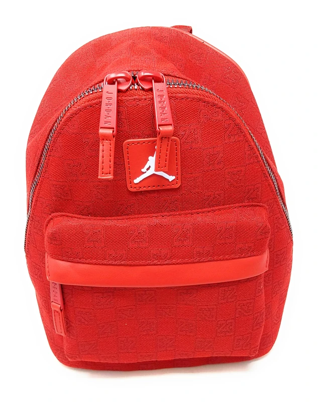 Nike Jordan Red Monogram Backpack 7A0761-R7 Mini Version