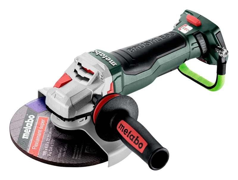Metabo WPBA 18 LTX BL 15-180 Quick DS (601746840) Cordless Angle Grinder in metaBOX 165 L case Without Battery Pack, Without Charger