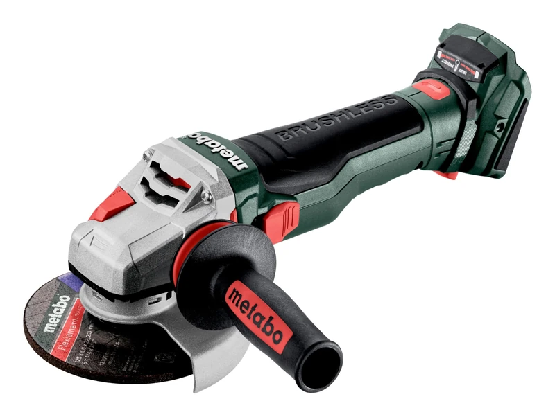metabo Cordless Angle Grinder WB 18 LTX BL 15-125 Quick - 18 V, 125 mm, 10,000 RPM - Brushless with Quick Release Nut, Brake and Overload Protection - Wireless and Powerful - Without Battery and