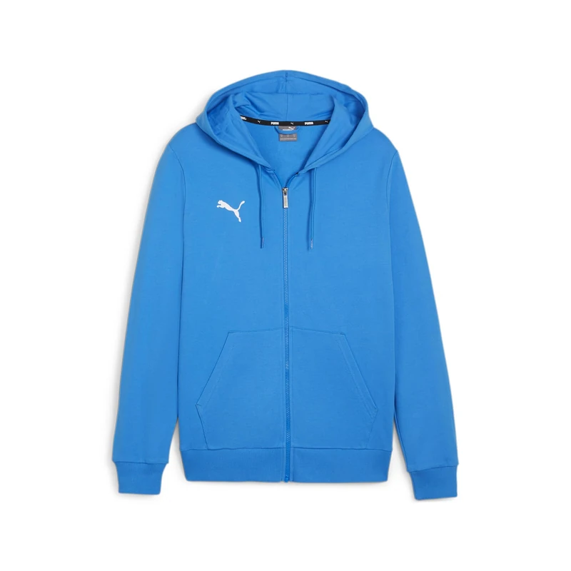 PUMA Mens Teamgoal Casuals Hooded Jacket Sweat, Ignite Blue-puma White, XL EU