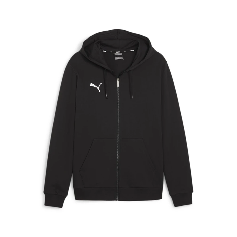 PUMA Mens Teamgoal Casuals Hooded Jacket Sweat, Puma Black-puma White, S EU