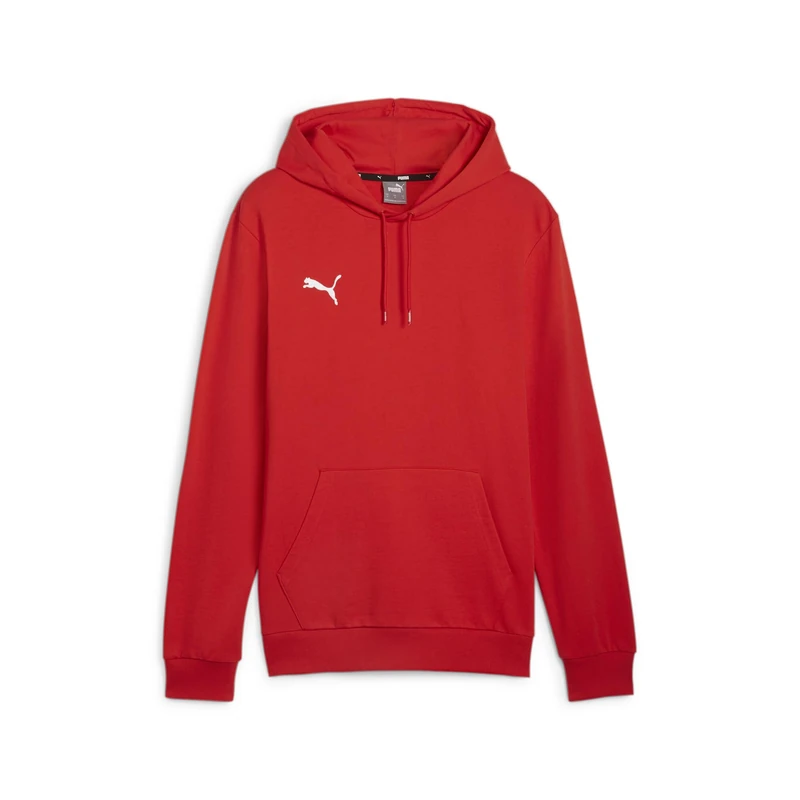 PUMA Mens Teamgoal Casuals Hoody Pullover, Puma Red-puma White, XXL EU
