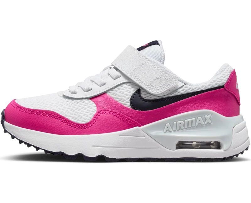 Nike Air Max Systm Sneaker White/Obsidian-Fierce Pink-Pur 12.5