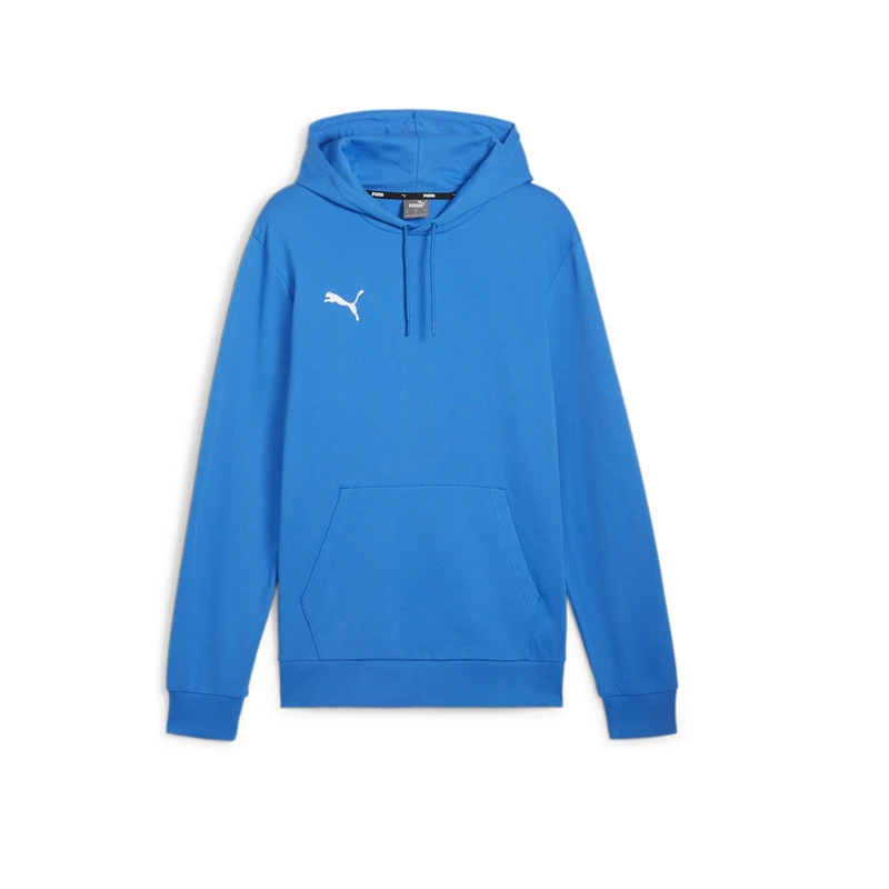 PUMA Mens Teamgoal Casuals Hoody Pullover, Ignite Blue-puma White, XL EU