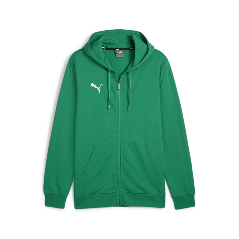 PUMA Mens Teamgoal Casuals Hooded Jacket Sweat, Sport Green-puma White, XL EU