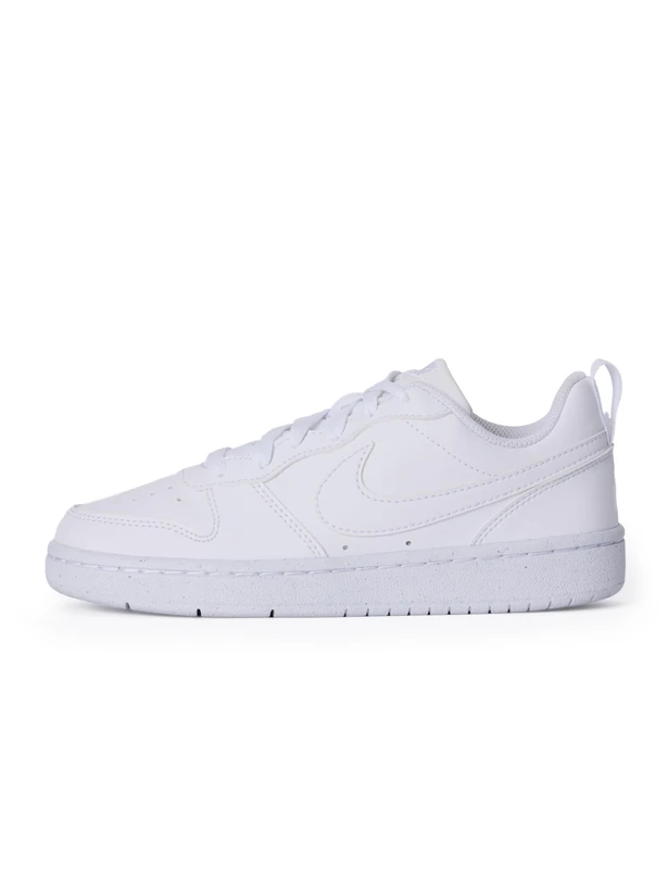 NIKE Unisex Kids Court Borough Low Recraft Sneaker, White, 5 UK