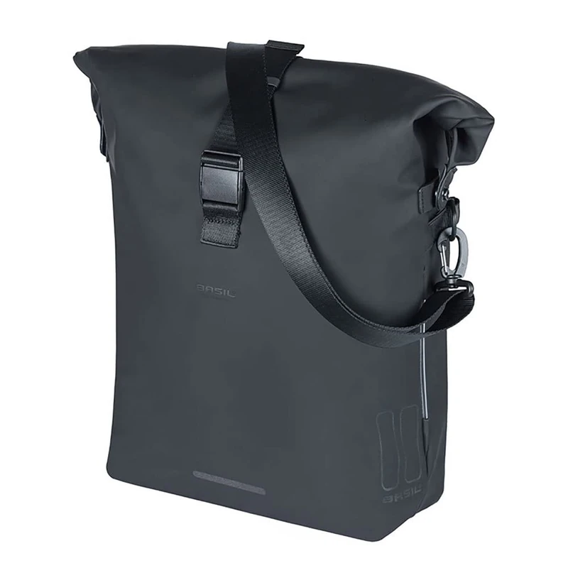 Basil Unisex - Adult Shoulder Bag, Night Black, 37 x 32 x 16 cm