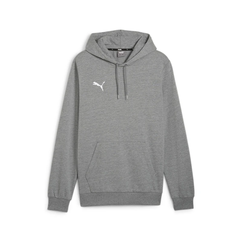 PUMA Mens Teamgoal Casuals Hoody Pullover, Medium Gray Heather-puma White, XXL EU