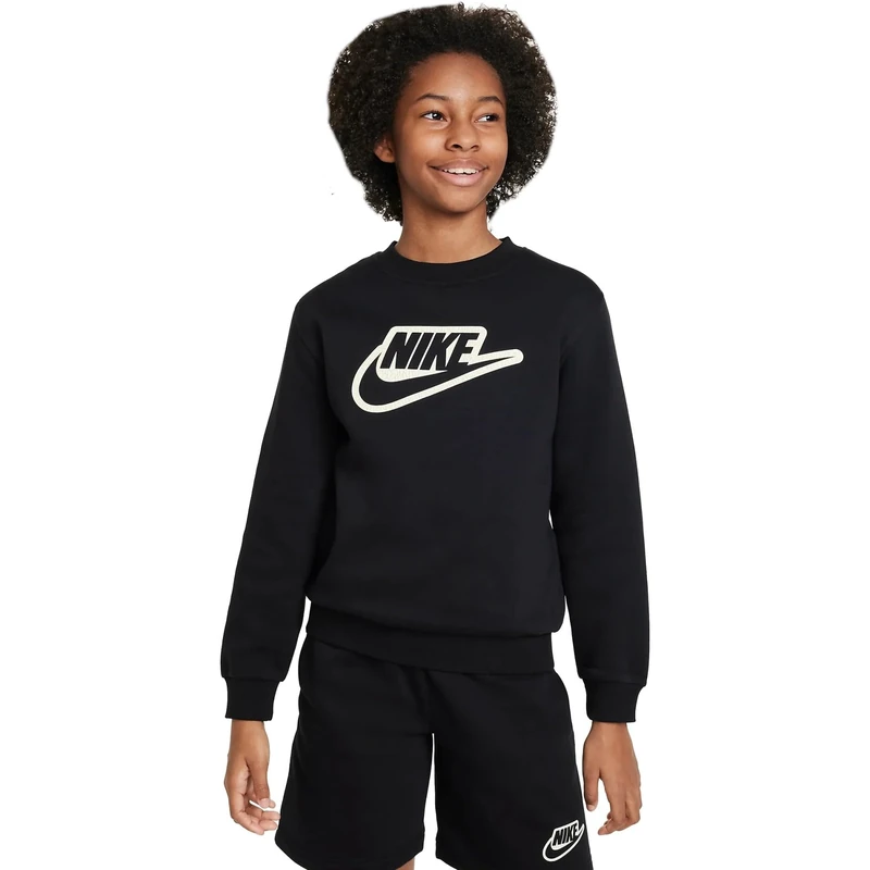 Nike Club Sweatshirt Black/Coconut Milk 7 Years