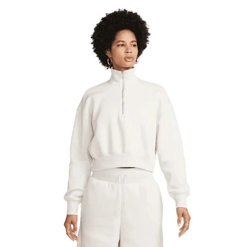 NIKE Phnx Sweatshirt Lt Orewood Brn/Sail XS