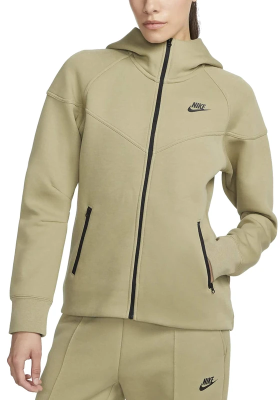 NIKE Tch Jacket Neutral Olive/Black XS