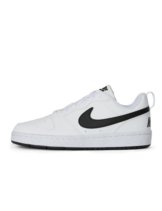 Nike Unisex Kids Court Borough Low Recraft Sneaker, White Black, 3.5 UK - Image 1