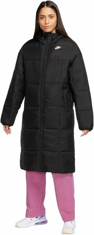 NIKE Clsc Jacket Black/White XXL