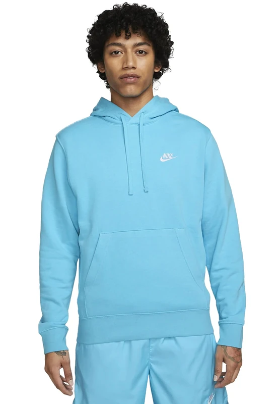 Nike Club Hooded Sweatshirt Baltic Blue 9 Years