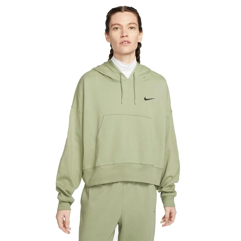 NIKE Hooded Sweatshirt-DM6417 Hooded Sweatshirt Oil Green/Black XL - Image 1
