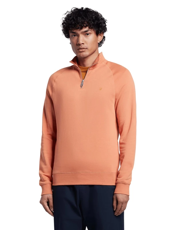 Farah Mens Zip Jumper Mandarin 3XL