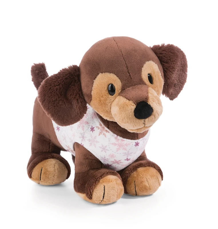 Cuddly soft toy dachshund Skida 81cm brown standing - Sustainable soft toy made of soft plush, cute soft toy to cuddle and play with, for children & adults, great gift idea