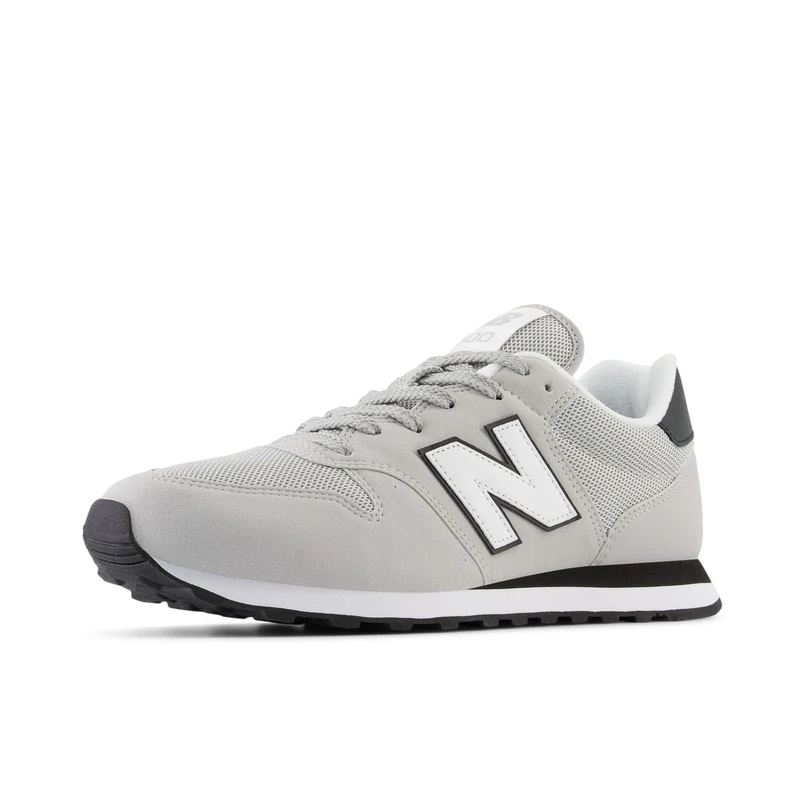 New Balance Men's 500 Sneaker, Gray, 7.5 UK