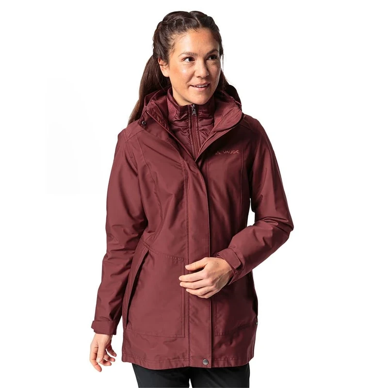 VAUDE Women's Idris 3-in-1 Parka Iii Double Jacket