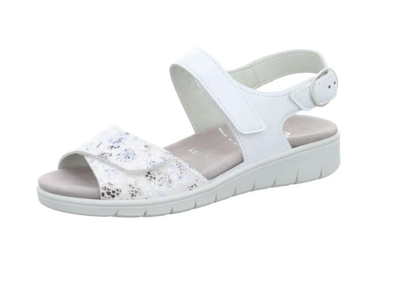 Semler Women's Dunja sandals, Aqua white, 5 UK