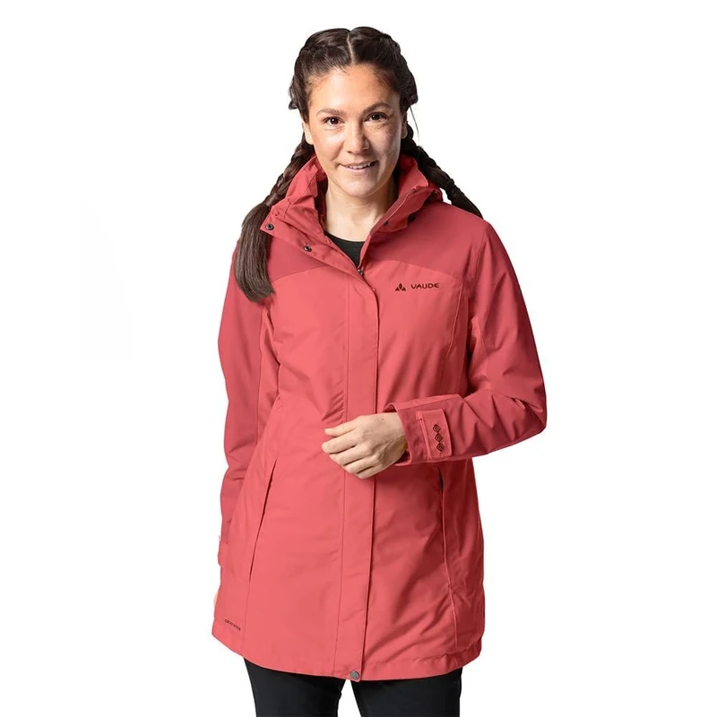 VAUDE Women's Skomer Winter Waterproof Parka II Jacket, Brick, 36 (EU)