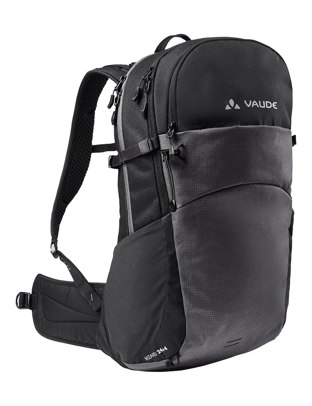 VAUDE Hiking Backpack Wizard in grey 24+4L, Water-Resistant Backpack for Women & Men, Comfortable Trekking Backpack with Well-Designed Carrying System & Practical Compartmentalization