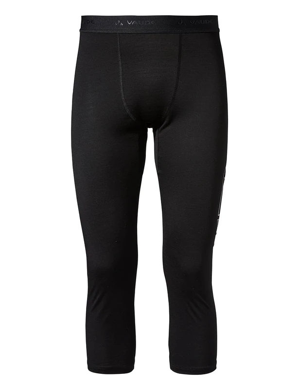 VAUDE Monviso Wool Men's Trousers 3/4 Tights Black