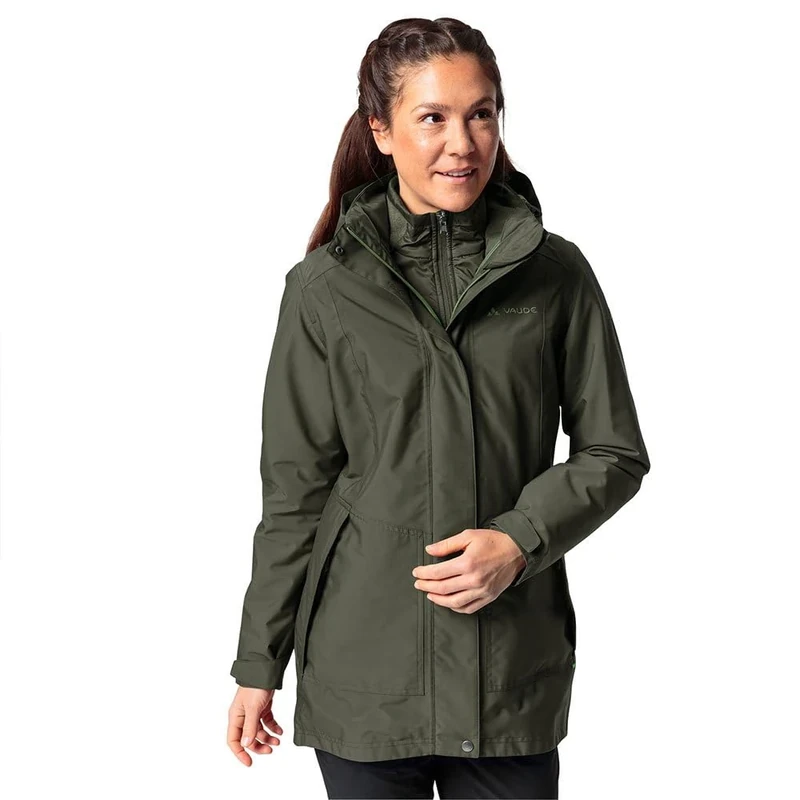 VAUDE Women's Idris 3-in-1 Parka III Double Jacket