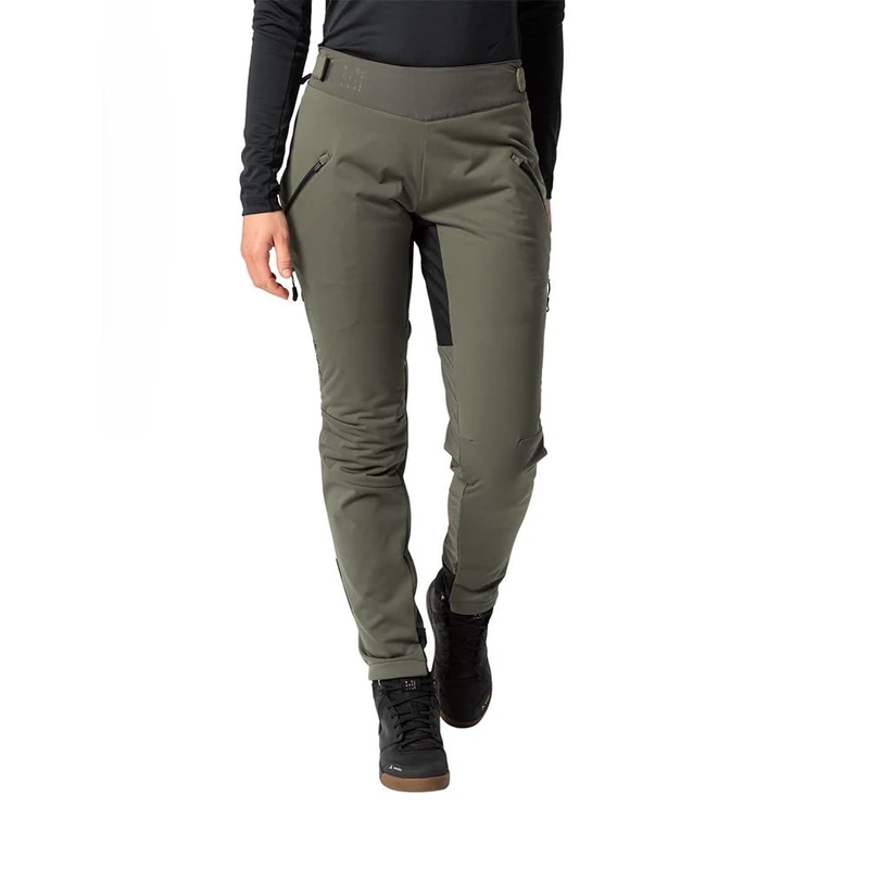 VAUDE Minaki Women's Winter Cycling Trousers - Khaki