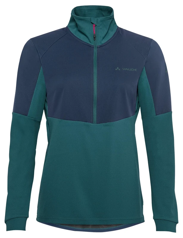 VAUDE Women's Yaras Wind Pullover T-Shirt Mallard Green