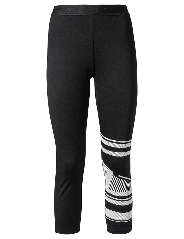 VAUDE Women's Monviso Wool 3/4 Tights Black - Image 1