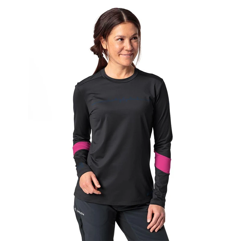 VAUDE Women's Qimsa LS Logo T-Shirt Black
