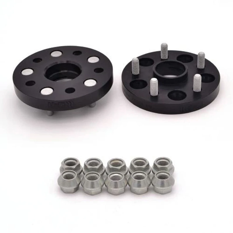 H&R DRM-System Wheel spacer set 34mm per axle - Bolt pattern 5x120 - Hub 64,0mm - Bolt size M14x1,5 - compatible with Honda - Black