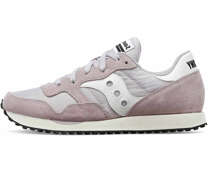 Saucony Women's DXN Trainer Vintage Sneaker, Gray White, 5.5 UK