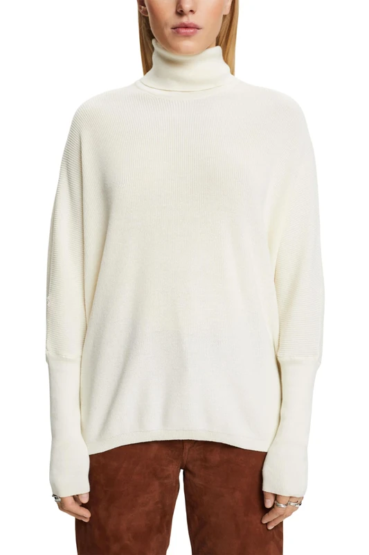 Esprit Women's 103EE1I357 Pullover Sweater, 055/ICE,