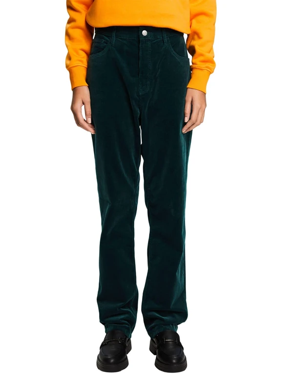 ESPRIT Women's 103EE1B313 Pants, 305/EMERALD Green,
