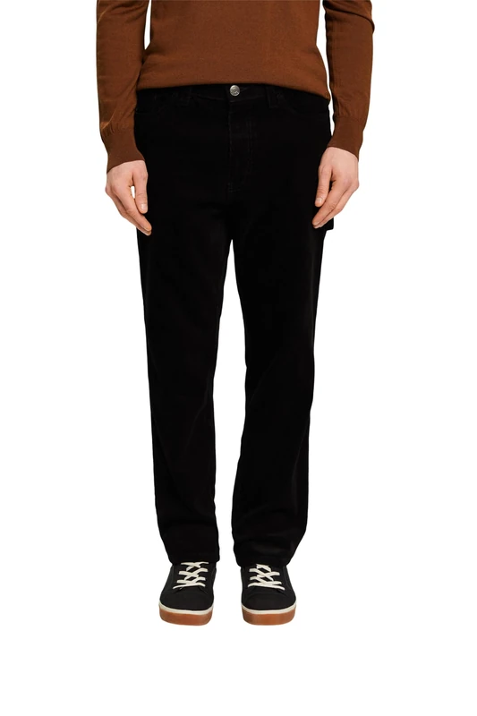 ESPRIT Men's 103EE2B307 Pants, 001/BLACK, 33 W/30 L