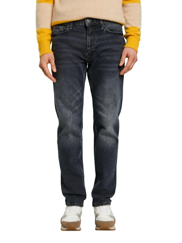 ESPRIT Men's 113EE2B316 Jeans, 912/BLACK Medium WASH, - Image 1
