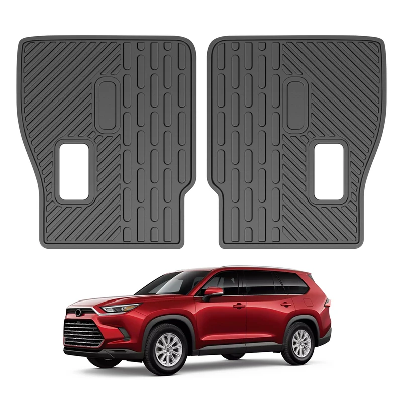 Utiiy Cargo Mat Fit for 2020-2024 Toyota Highlander, TPE Cargo Liner All Weather Trunk Mat for Highlander 7 Seats Accessories(Not fit Grand Highlander)