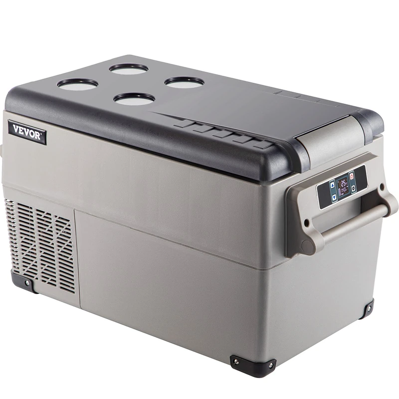 VEVOR Car Refrigerator, DC 12/24V AC100-240V Compressor Electric Cooler