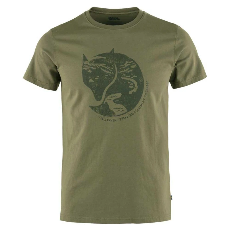 Fjallraven 87220-625 Arctic Fox T-Shirt M T-Shirt Men's Laurel Green Size M