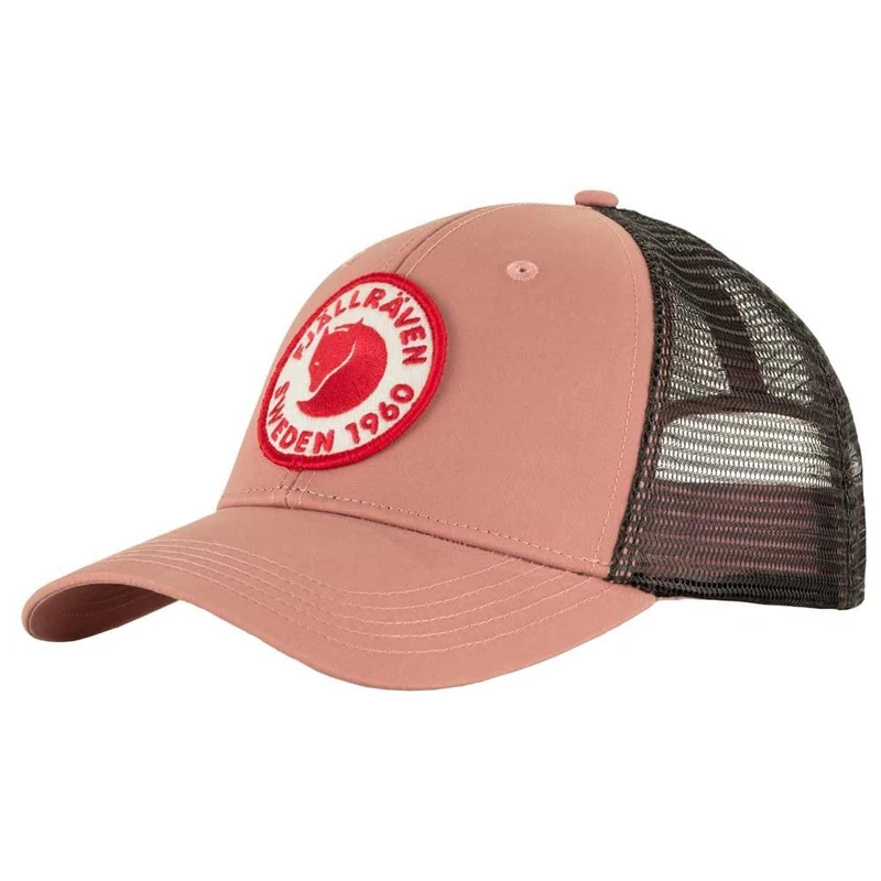 Fjällräven Unisex 1960 Logo Långtradarkeps/Hat, Dusty Rose, L EU