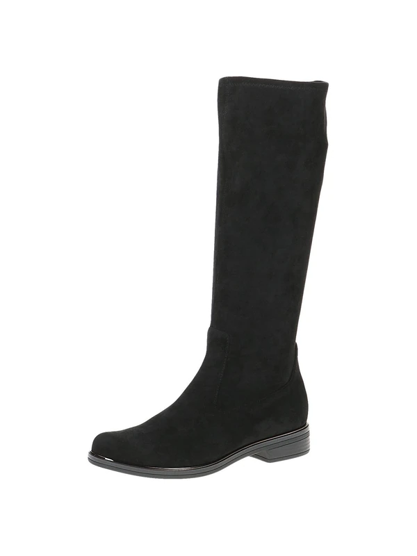 CAPRICE Boots 9-25512-41 G Width, Black stretch., 8.5 UK