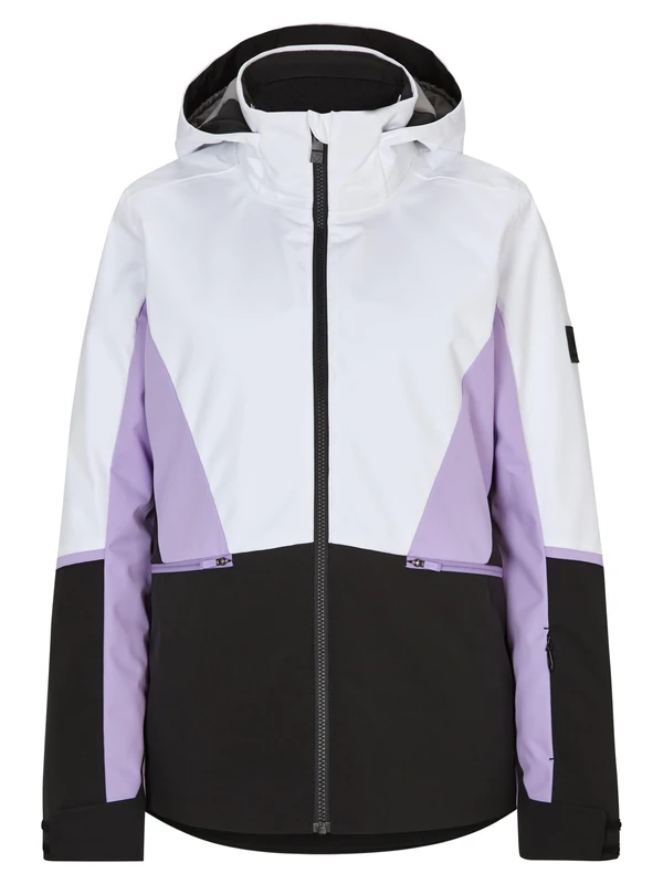 Ziener Women's Taimi Ski Winter Jacket, Warm, Breathable, Waterproof, White, 38