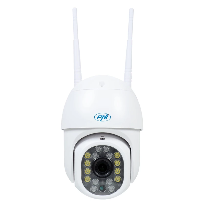 PNI IP440 WiFi PTZ wireless video surveillance camera, 4MP, digital zoom, micro SD slot, stand-alone, motion detection alarm, motion tracking