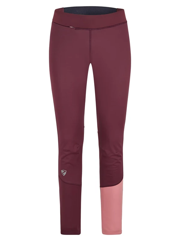 Ziener Women's Nura Softshell Trousers, Cross-Country Tights, Windproof, Elastic, Velvet Red, 38