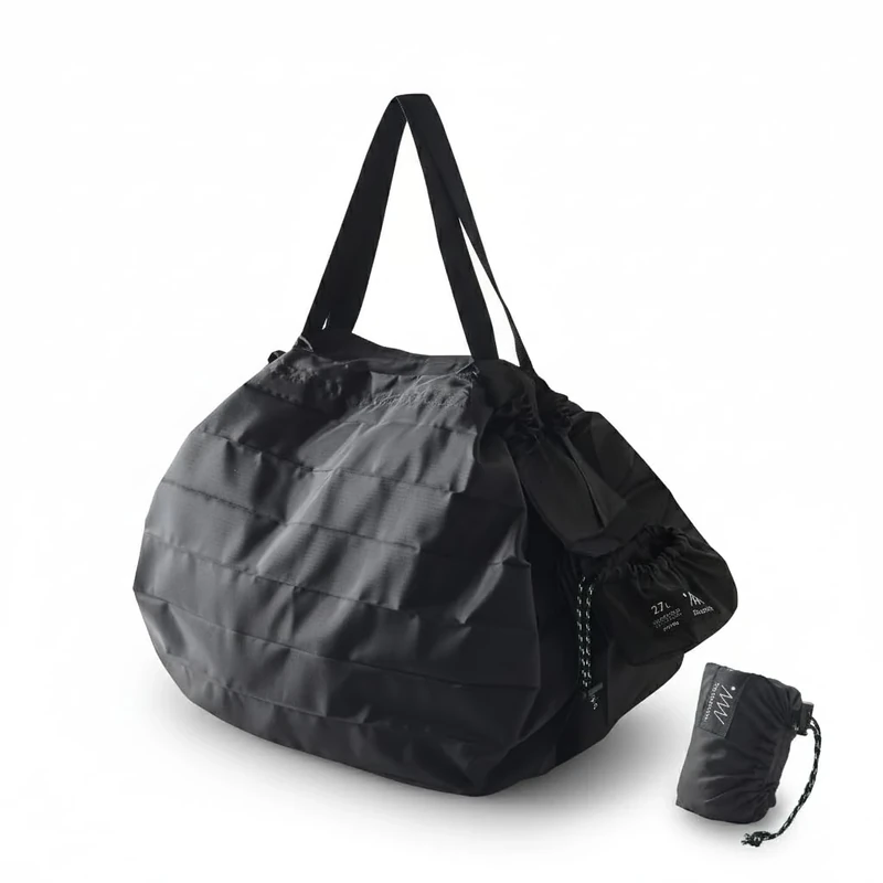 SHUPATTO Large Packable Bag (27L) - Black, Black, Contemporary